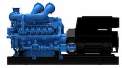 Газовый генератор (ГПУ) с двигателем Yuchai 700 кВт в открытая