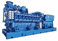 Газовый генератор (ГПУ) с двигателем Yuchai 1500 кВт в открытая