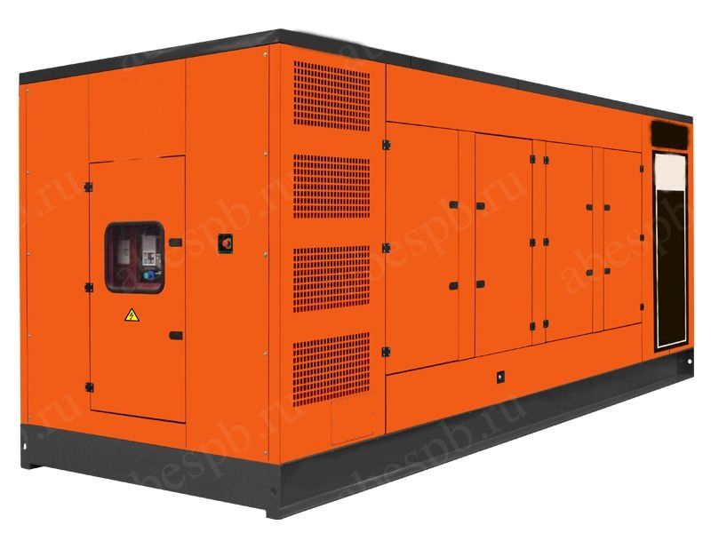 Дизельный генератор АБИН MTU 520 кВт в шумозащитном кожухе