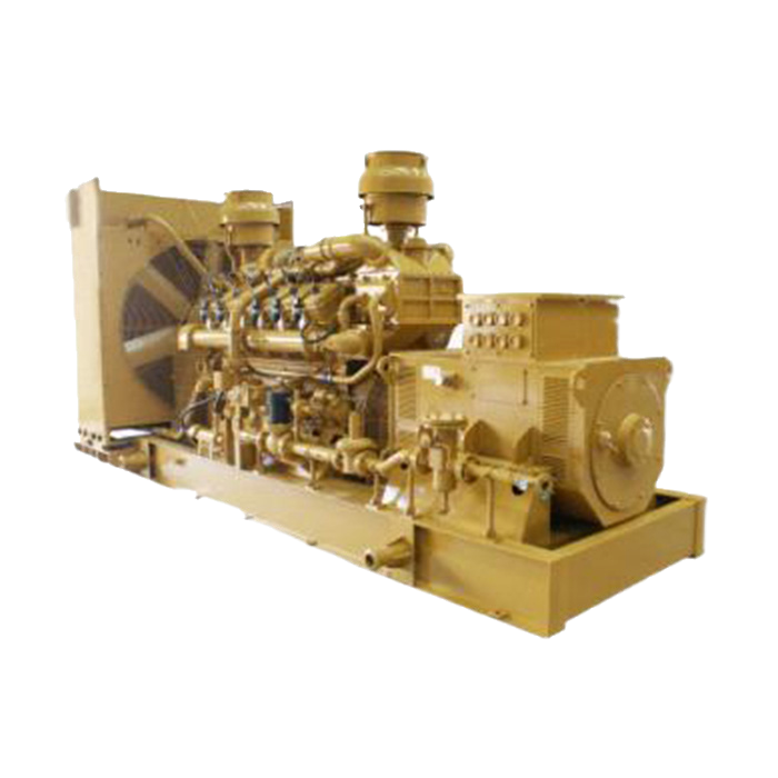 Газовый генератор (ГПУ) с двигателем Jichai 750 кВт в открытая