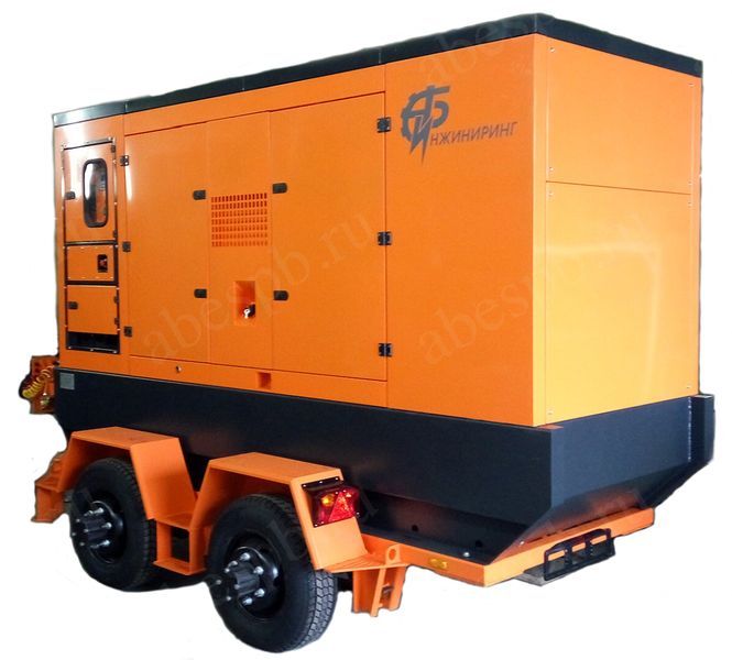 Дизельный генератор АБИН Doosan 100 на шасси