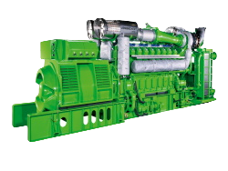 Газовый генератор (ГПУ) с двигателем Jenbacher 3352 кВт в открытая