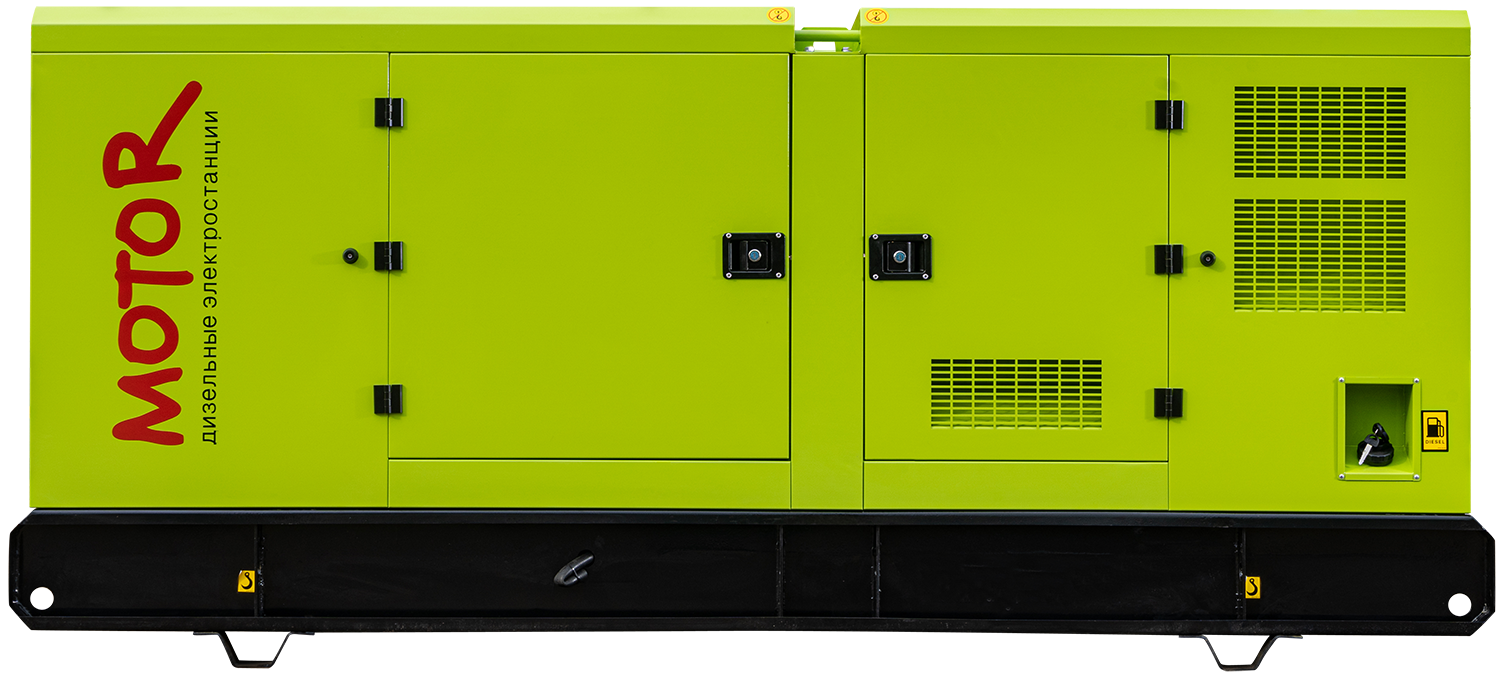 Дизельный генератор Motor Ricardo 250 кВт в шумозащитном кожухе