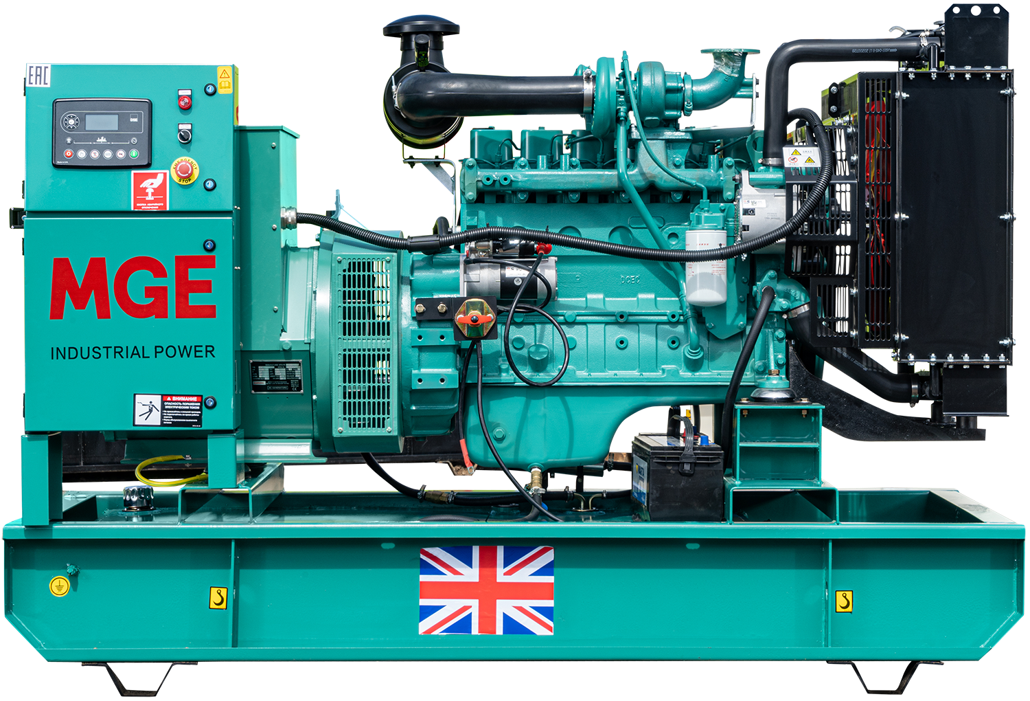 Дизельный генератор MGE Сummins 150 кВт открытая