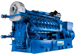 Газовый генератор (ГПУ) с двигателем MWM 1500 кВт в открытая