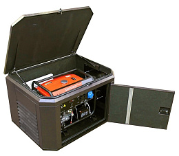 Дизельный генератор Амперос LDG 8500CLE-3 в контейнере с АВР