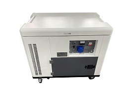 Дизельный генератор Амперос LDG 12000S в шумозащитном кожухе