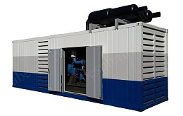 Газовый генератор (ГПУ) с двигателем Jichai 500 кВт в контейнере