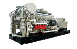 Газовый генератор (ГПУ) с двигателем Jichai 1000 кВт в открытая