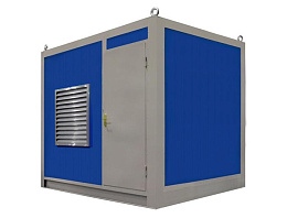 Дизельный генератор Амперос АД 70-Т400 P (Проф) в контейнере на шасси с АВР